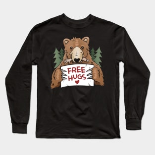 Free Hugs Bear Long Sleeve T-Shirt